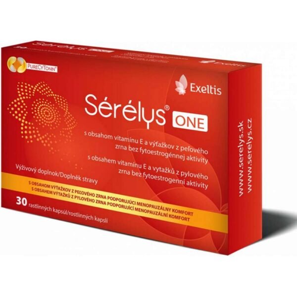 A natural assistant in the fight against menopause. Sérélys ONE contains pollen grain extracts and vitamin E.
