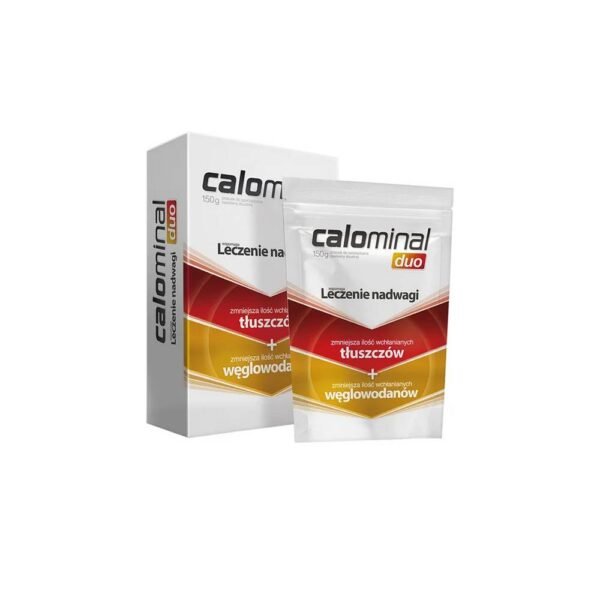 Calominal Duo - reduces the absorption of fats and carbohydrates, thereby allowing you to reduce and control body weight, as well as contribute to the treatment of excess weight.