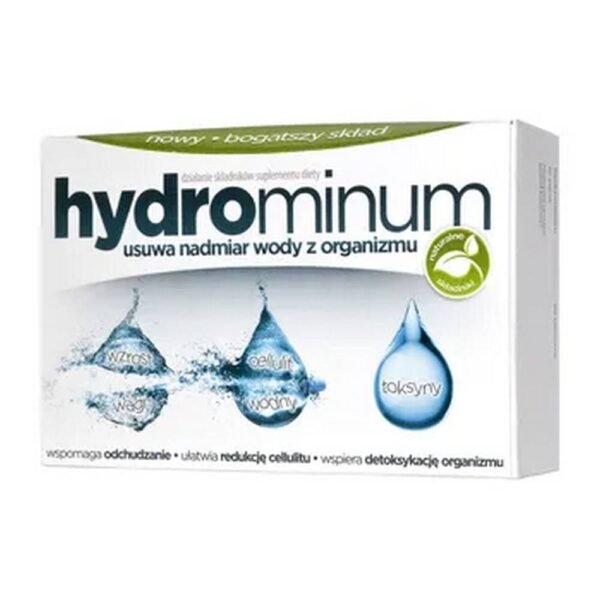 Hydrominum is a dietary supplement containing plant extracts that help remove water and toxins from the body.