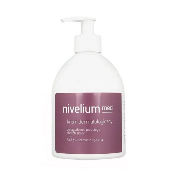 Nivelium Med dermatological cream to alleviate skin diseases: atopic dermatitis, psoriasis, eczema.