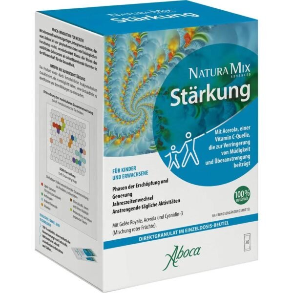 Natura Mix Advanced for strengthening the immune system, ideal during periods of fatigue and recovery or during intense daily activities.
