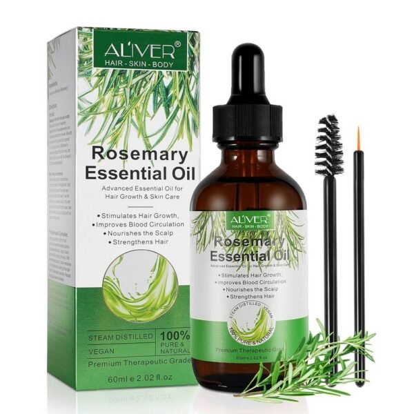 ALIVER rosemary stimulates hair growth, acts against hair loss, nourishes the skin, strengthens hair follicles.