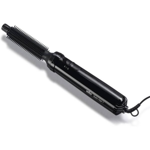 Braun AS 200 Curls & Style: seca y peina en un solo paso para crear rizos y ondas finos, el mecanismo de rotación automática evita enredos y roturas.