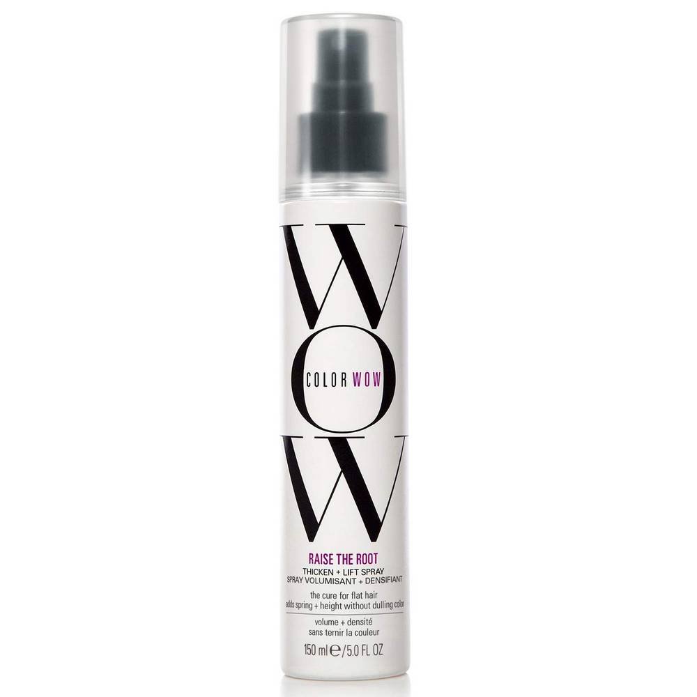color wow raise the root thicken and lift 150ml Color Wow Raise the Root Thicken & Lift adds definition to fine, brittle, color-treated hair, providing lightweight, noticeable volume while protecting hair from dryness, damage and dullness.