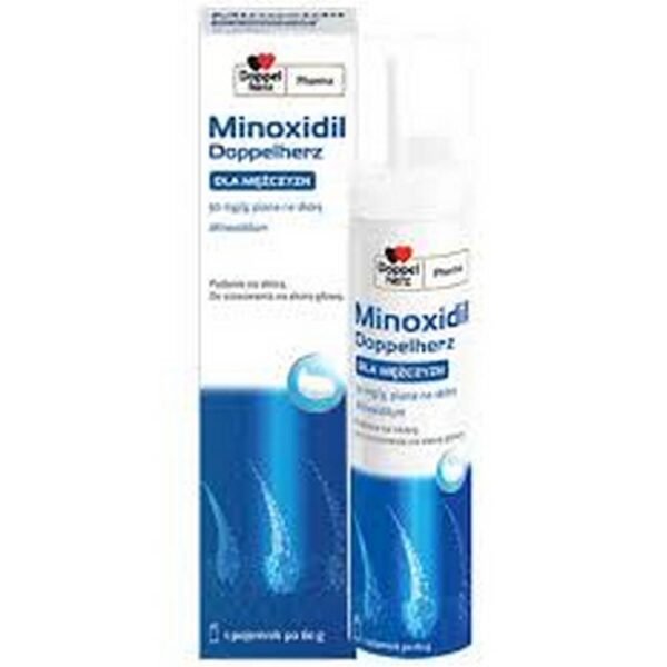 for hair problem-DOPPELHERZ MINOXIDIL FOR MEN, 5% mycoxydil, FOAM 60G-DOPPELHERZ MINOXIDIL DLA MĘŻCZYZN, 5% mikoksydyl, PIANA 60G