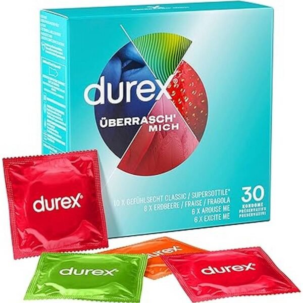 Confort et protection-Durex Surprise Me Condoms Mi,