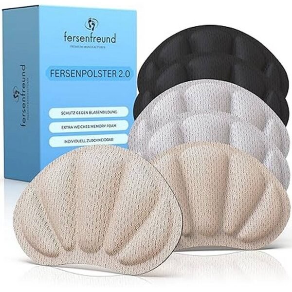 Heel Pain Relief-FERSENFREUND© Premium Heel Pad Shoe Insole,Shock Absorption-FERSENFREUND© Premium Heel Pad Shoe Insole,Improved Comfort-FERSENFREUND© Premium Heel Pad Shoe Insole
