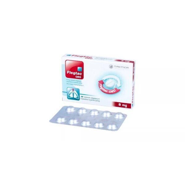 Flegtac ORO is an orodispersible tablet used for wet cough, acute and chronic respiratory diseases with impaired expectoration and mucus separation.