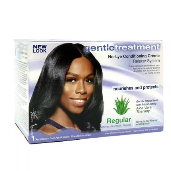 Acondicionador reparador suave sin álcalis Para cabello grueso o rebelde, esta fórmula sin lejía deja el cabello suave y liso, brindando una irritación mínima del cuero cabelludo y resultados máximos de alisado.
