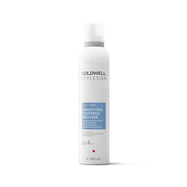 Goldwell STYLESIGN VOLUME FILLING AND TAMING обеспечивает более длительный объем и форму во время сушки феном, контролируя вьющиеся волосы и повреждения, а также защищая от теплового повреждения.