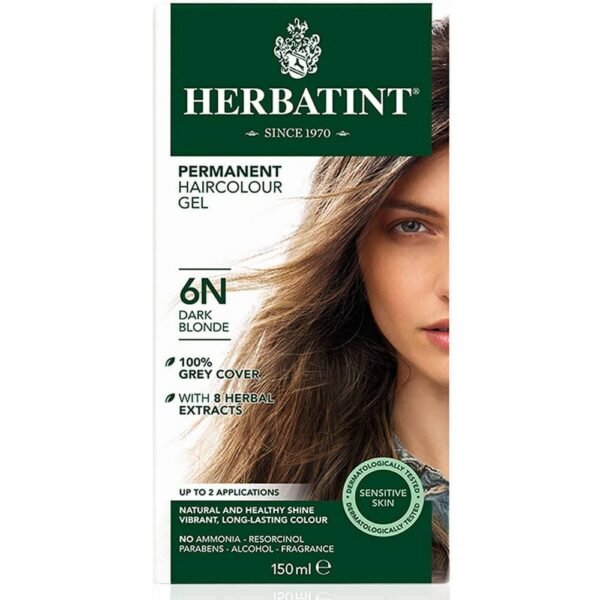 Herbatint contient huit extraits de plantes biologiques spécialement formulés pour nourrir et protéger les cheveux et le cuir chevelu.