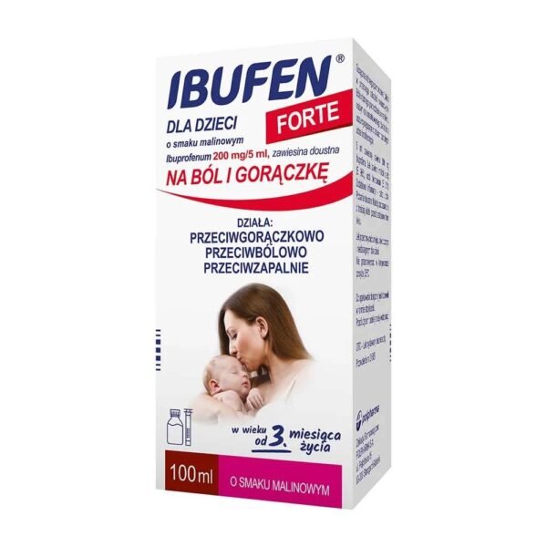 Ibufen for children FORTE is a drug from the group of non-al anti-inflammatory drugs, intended for use in children with fever of various origins, pain, including ear pain, accompanying inflammation of the middle ear.