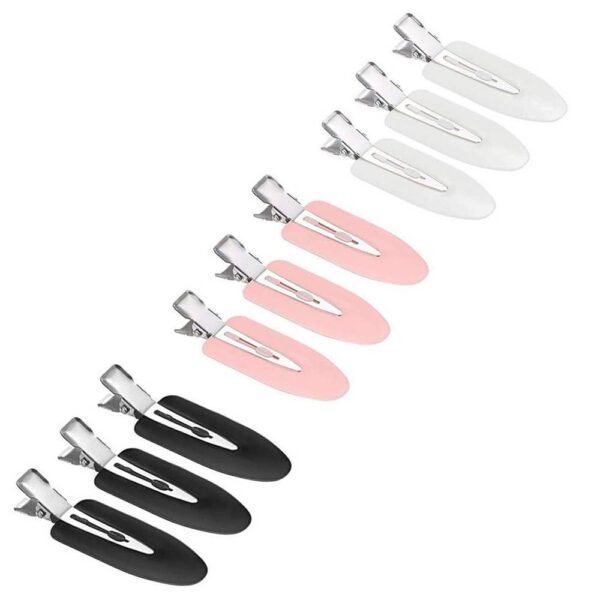 JeoPoom Nahtlose - non-bending hair clips made of stainless steel and plastic, durable, with good fixation.