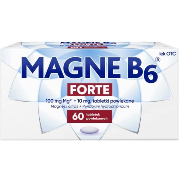 Magne B6 Forte 100 mg +10 mg 60 tabletek