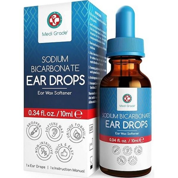 ушная сера-Medi Grade Sodium Bicarbonate Ear Drops,