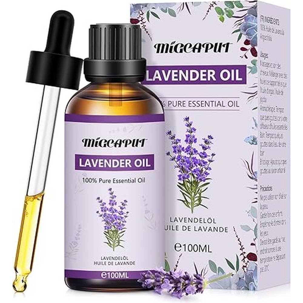 migcaput essential oils lavender oil atherische ole von migcaput lavendelol100ml Estrés y ansiedad-Migcaput Essential Oils Lavender Oil,Insomnia-Migcaput Essential Oils Lavender Oil,relaxing massage, Skin problems-Migcaput Essential Oils Lavender Oil