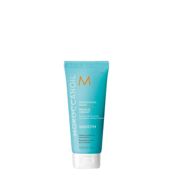 Marruecosnoil Alisado es una mascarilla profundamente hidratante que suaviza el encrespamiento y el cabello rebelde, brindando un cuidado duradero, aumentando la elasticidad y manejabilidad.