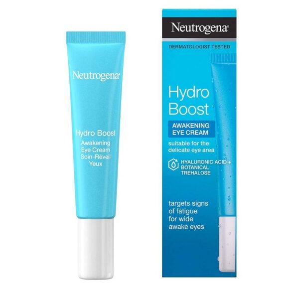 Neutrogena Hydro Boost Anti Fatigue 15ml keeps skin hydrated all day long, leaving eyes looking fresh and alert, while leaving skin looking supple and firm.