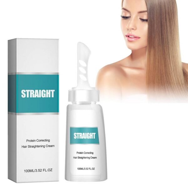 Крем для выпрямления волос Nexolla Straight Protein Correcting Hair Straightening Cream разглаживает вьющиеся или волнистые волосы, сохраняя их здоровыми, гладкими и блестящими.