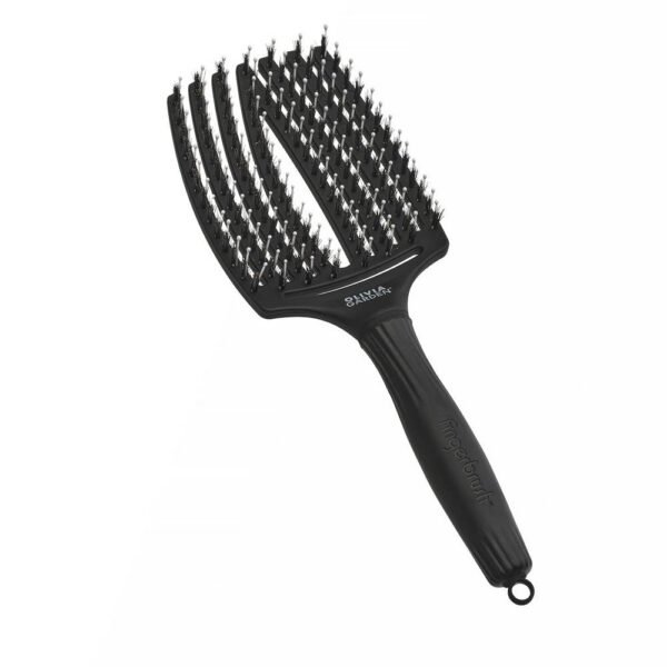 Olivia Garden Combo BR-FB1PC-CL000 Large is a massage and detangling brush with a unique shape, modeled after the shape of the human hand, perfectly adapts to the natural shape of the head due to its curve.