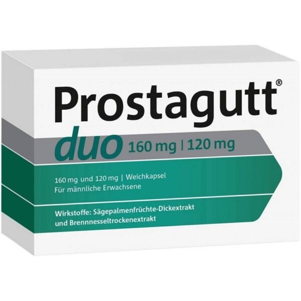 Prostagutt Duo is used for difficulty urinating due to benign enlargement of the prostate.
