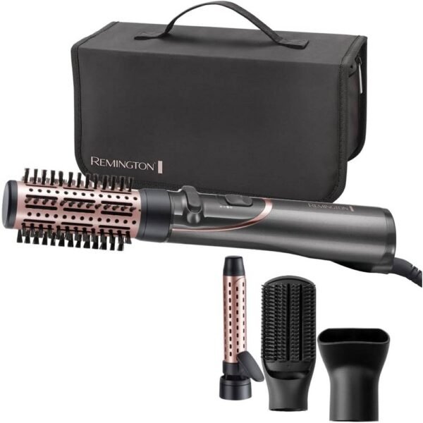 Remington AS8606 volumizing curling iron, styling concentrator, flat brush.