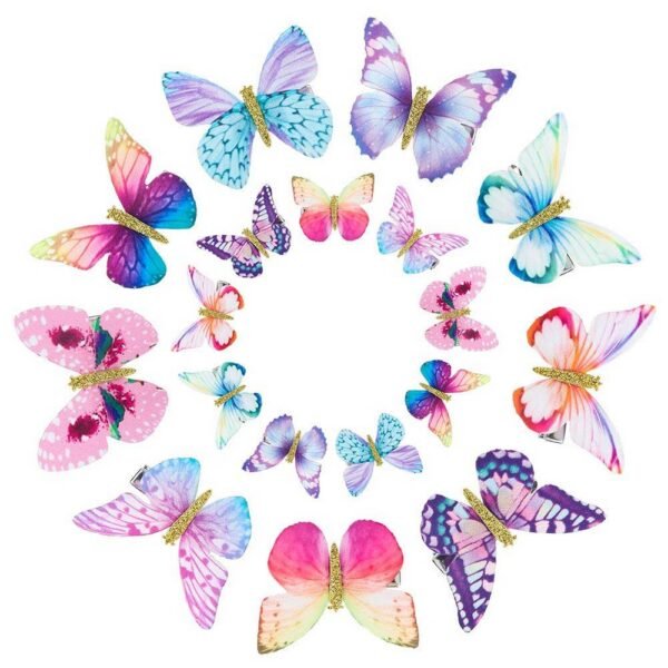 Las pinzas para el cabello Rubywoo Chili 3D Butterfly son perfectas para cualquier ocasión y añaden un toque de estilo y elegancia.