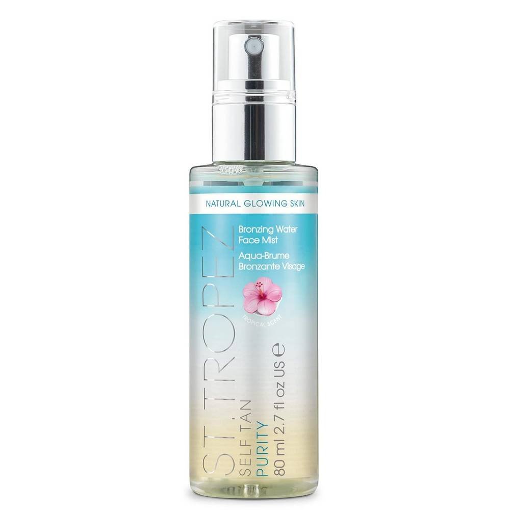 sttropez self tan purity bronzing water 80 ml St.Tropez Self Tan Purity Bronzing Water 80 ml protects against harmful environmental influences, prevents skin aging, smoothes the skin, within the next 4-8 hours it gives a natural golden tan that lasts for several days.
