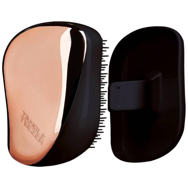 El Tangle Teezer Compact Styler Classic es liviano, ecológico, adecuado para cabello húmedo y seco, desenredado y peinado sin tirones.