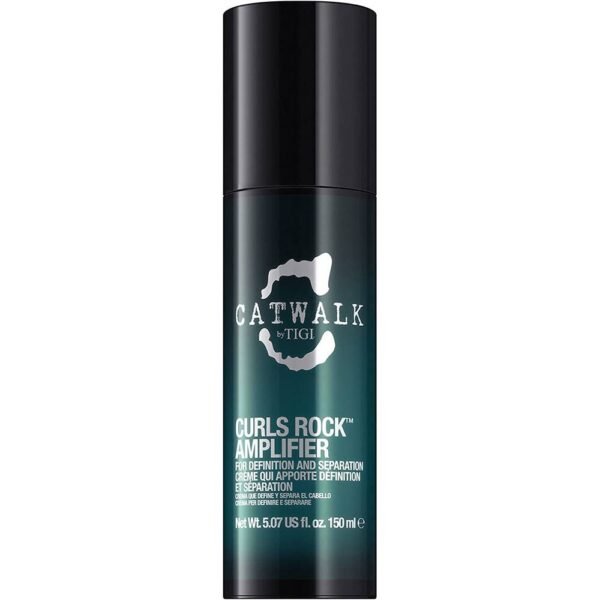 TIGI Catwalk Curls Rock Amplifier brinda fijación y control mientras protege contra el frizz, el cabello suelto y la humedad, brinda hidratación y nutre el cabello para una apariencia saludable y brillante.