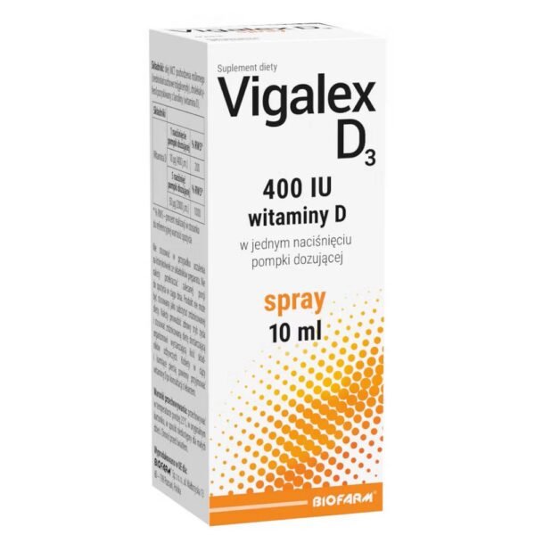 Vigalex D3 is a dietary supplement containing vitamin D.