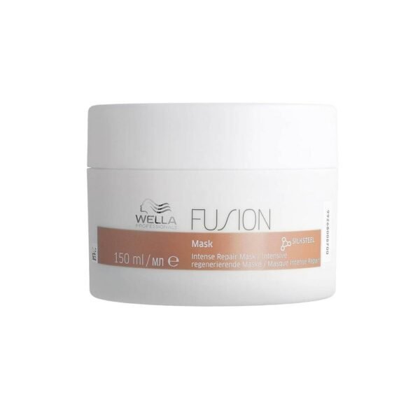 Wella Professionals Fusion masque réparateur en profondeur, soin intensif pour cheveux abîmés, agent lissant contre la casse des cheveux.