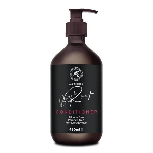 ‎AROMATIKA Burdock root for all hair types, against split ends, nourishes the scalp, strengthens hair roots, preventing hair loss.