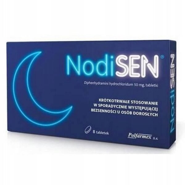 for calm sleep-3x Nodisen 50mg 8 tabletek,(24tab)