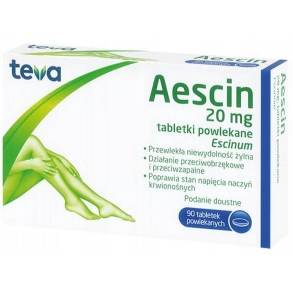 Reduce la hinchazón-Aescin 20mg,
