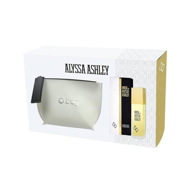 ALYSSA ASHLEY MUSK EDT 100ml Gift Set with Cosmetic Bag is an intense, passionate and sensual fragrance for men and women.