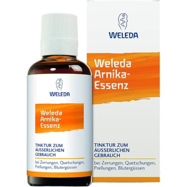 he essence is suited to prepare compresses. A tincture for external use. The over-the-counter (OTC) medicine can be used in case of a blunt injury such as strains or bruises.