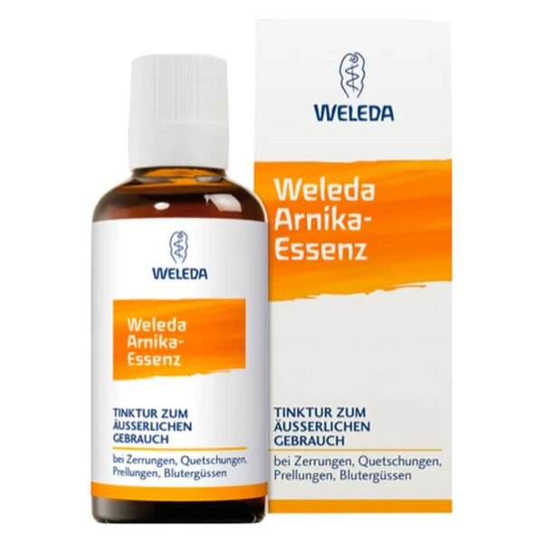he essence is suited to prepare compresses. A tincture for external use. The over-the-counter (OTC) medicine can be used in case of a blunt injury such as strains or bruises.