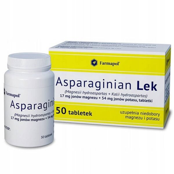 magnesium and potassium deficiency-Aspartate Lek 17 mg