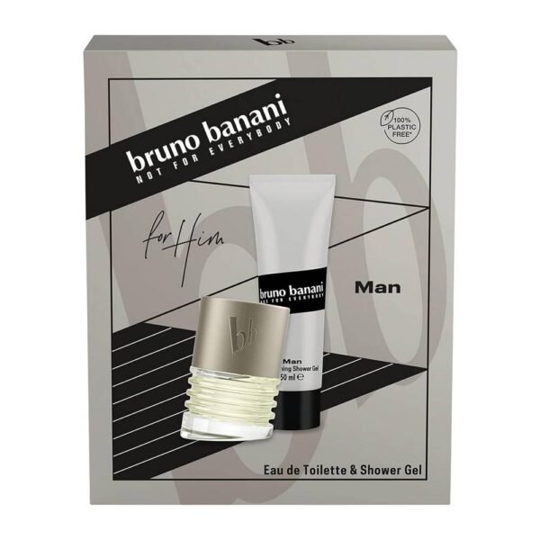 bruno banani Gift Pack Man is a classic and masculine fragrance that awakens the senses, contains 30 ml of toilet water and 50 ml of shower gel.
