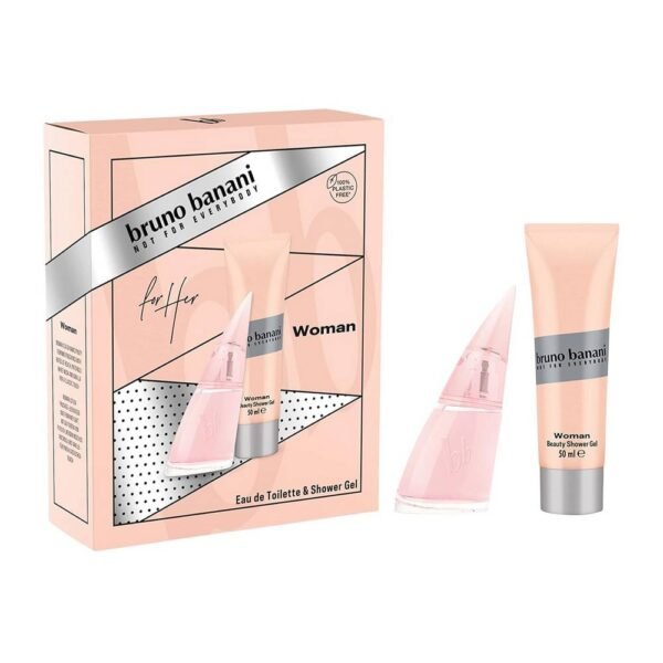 bruno banani Gift Pack Woman classic feminine fragrance is ideal for any occasion, contains eau de toilette 30 ml + shower gel 50 ml.