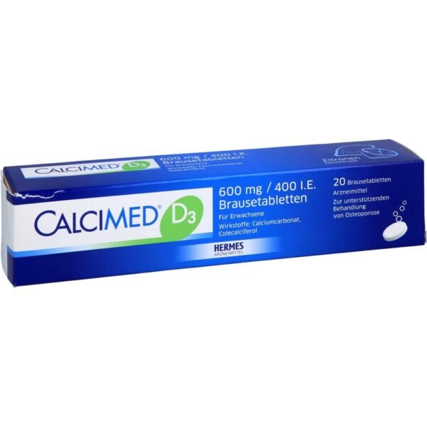 Calcimed D3 600 mg ⁄ 400 I.E. effervescent tablets