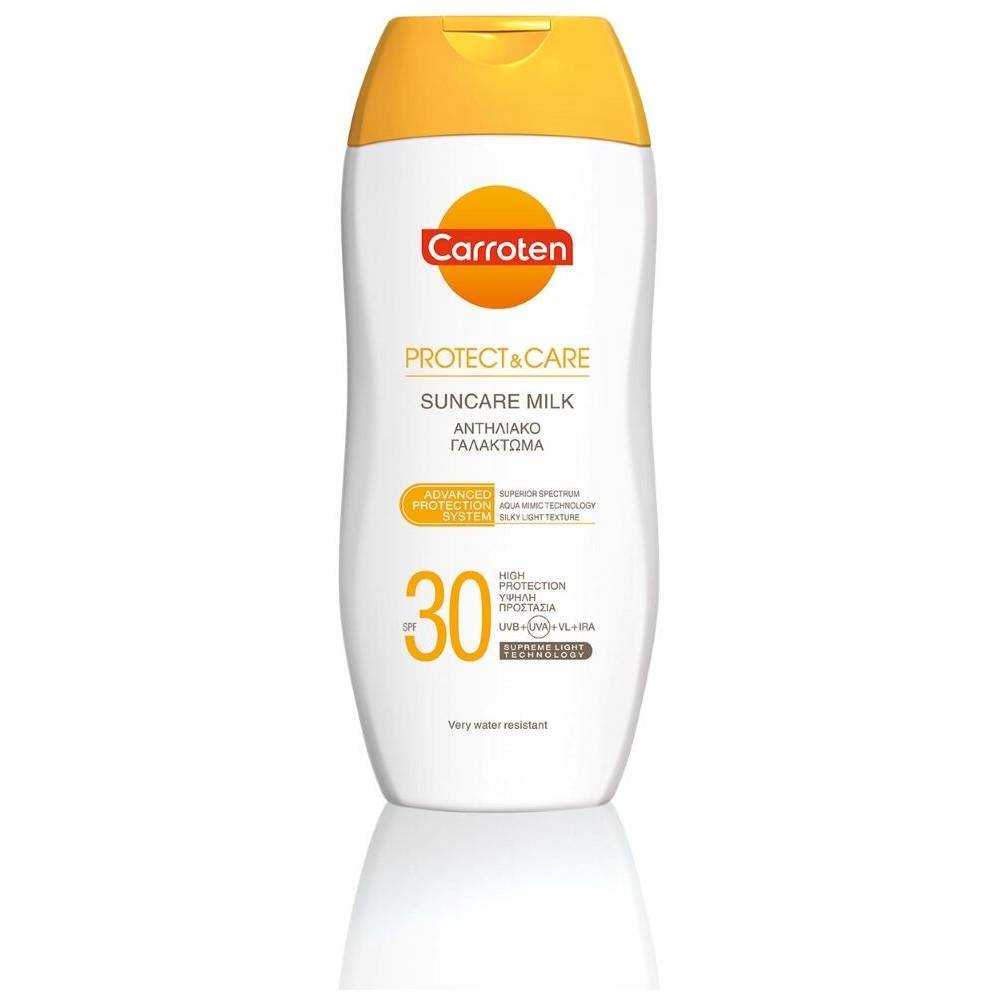 carroten protect and care spf30 sun protection milk 200mlcarroten protect and care spf30 sluncezashitno mlyako 200ml hydrate-CARROTEN PROTECT & CARE SPF30 Sun protection milk 200ml,protège la peau contre le soleil-CARROTEN PROTECT & CARE SPF30 Sun protection milk 200ml,aide à protéger du vieillissement de la peau-CARROTEN PROTECT & CARE SPF30 Sun protection milk 200ml,lisse-CARROTEN PROTECT & CARE SPF30 Sun protection milk 200ml