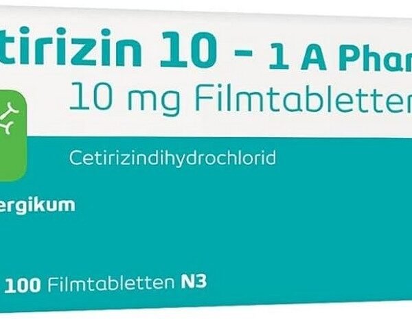 Cetirizin 10 - 1 A Pharma®, 10 mg film -coated tablets