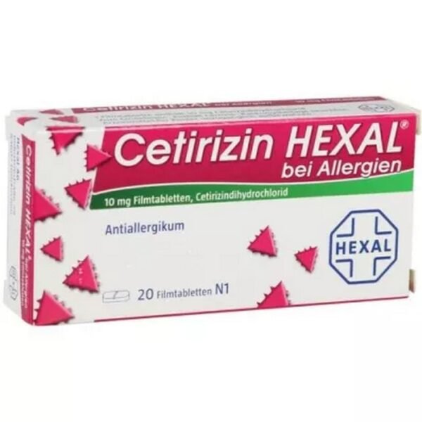Cetirizin Hexal® for allergies, 10 mg film -coated tablets
