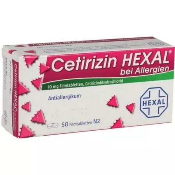 Cetirizin Hexal® for allergies, 10 mg film -coated tablets