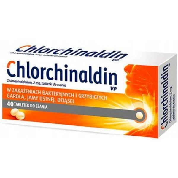 для горла-Chlorchinaldin VP, 2 mg 40 tab.