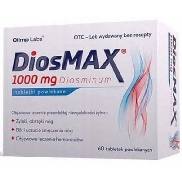 Strengthens venous walls -DiosMax 1000mg,