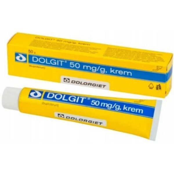 analgesic -Dolgit cream PAIN RELIEVING ANTI-INFLAMMATORY 50 g, anti-inflammatory effects-Dolgit cream PAIN RELIEVING ANTI-INFLAMMATORY 50 g,the synthesis of prostaglandins in inflamed tissue-Dolgit cream PAIN RELIEVING ANTI-INFLAMMATORY 50 g,fatty acid-Dolgit cream PAIN RELIEVING ANTI-INFLAMMATORY 50 g