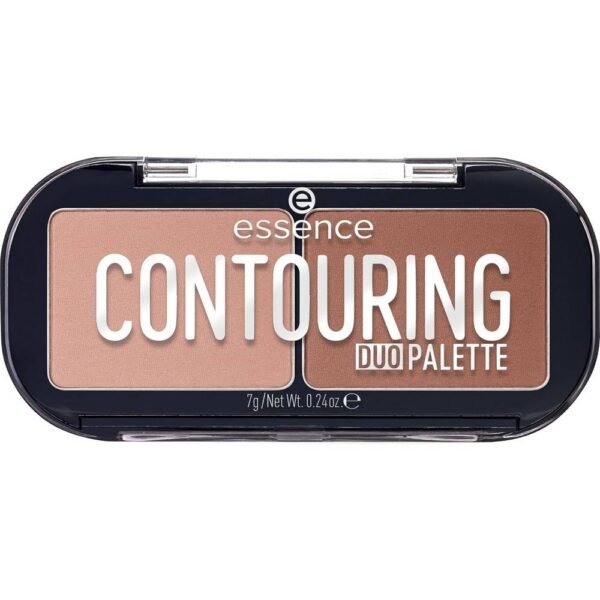 essence cosmetics Contouring Duo Palette No.10 Lighter Skin is ideal for contouring the face and setting accents, soft texture, easy to apply.